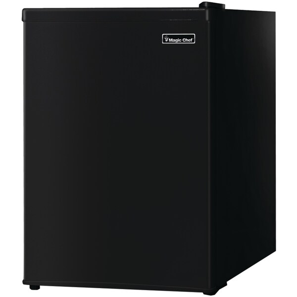 Magic Chef Space Saving 2.4 Cubic-ft. Refrigerator (Black) MCBR240B1